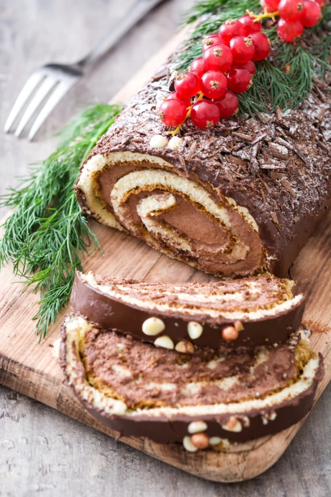 Amazing Chocolate Yule Log Christmas Cake Recipe 3 Chocolate Yule Log Christmas Cake