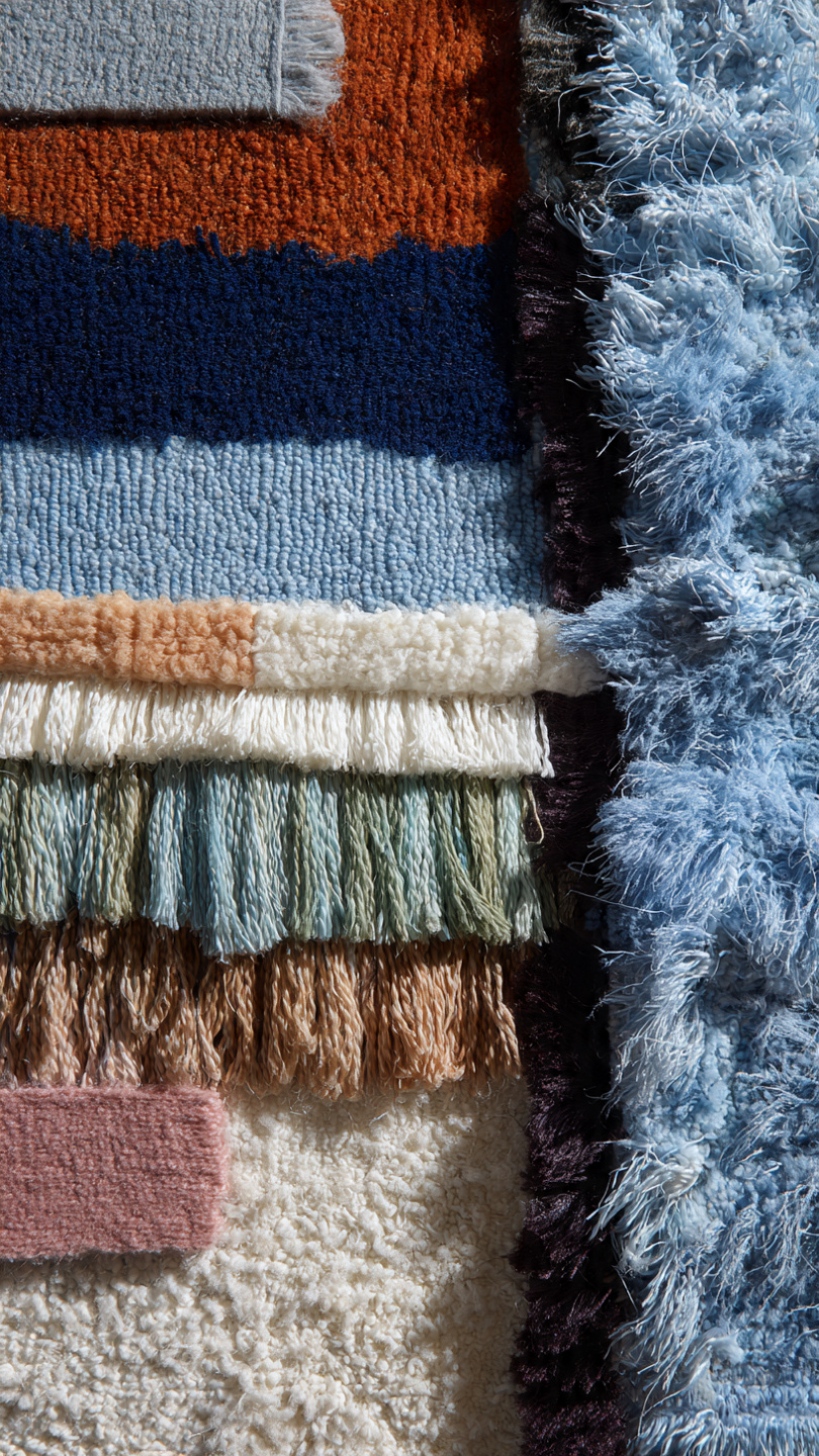 rugs textures sensory layers