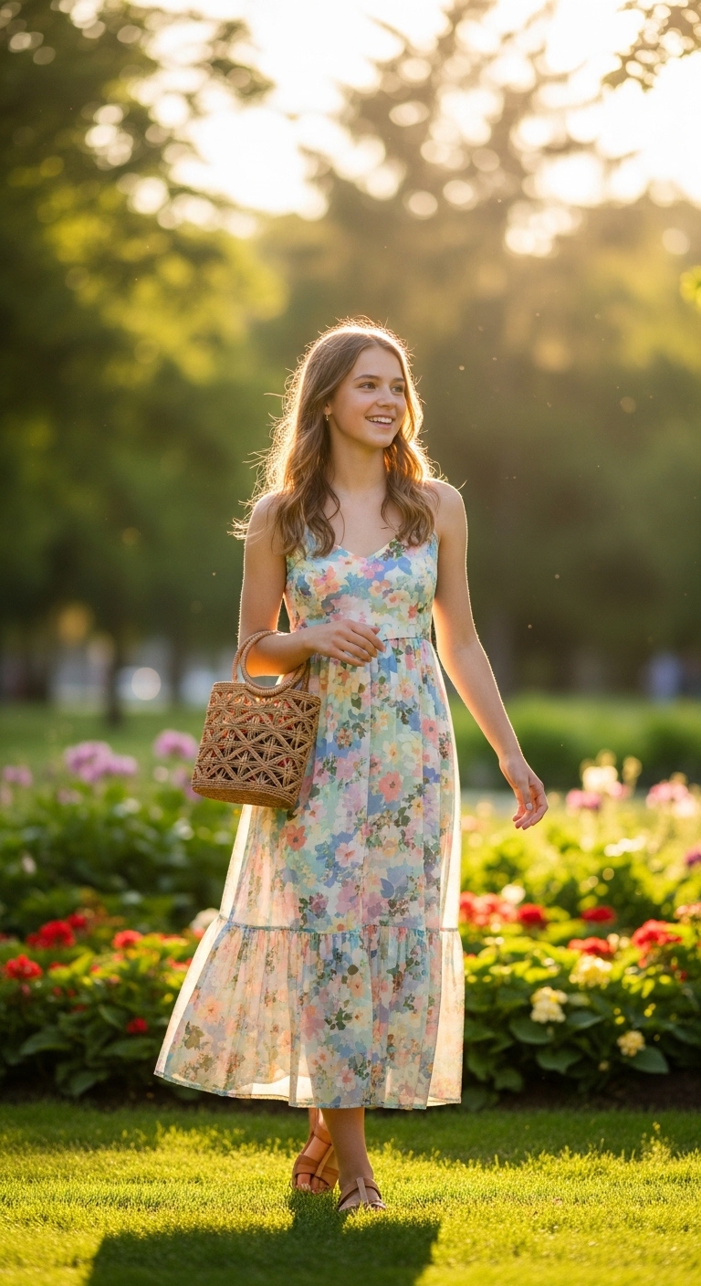 01 The Classic Floral Sundress