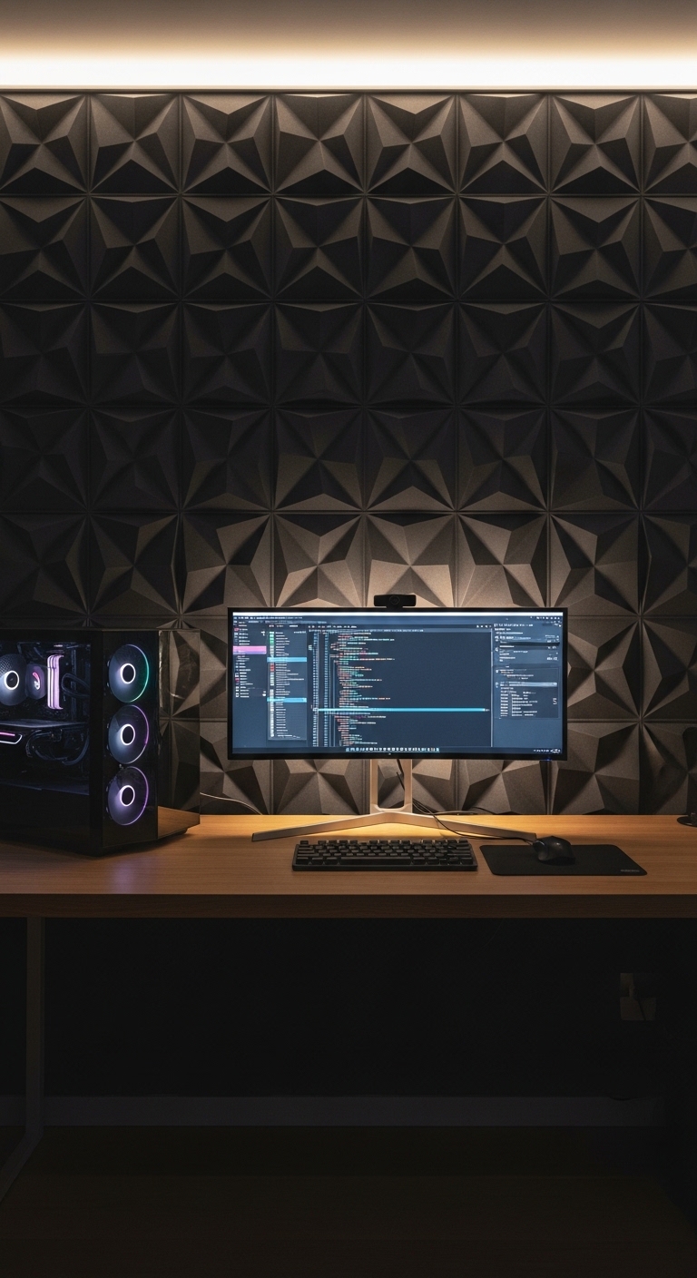 3D Acoustic Wall Panels