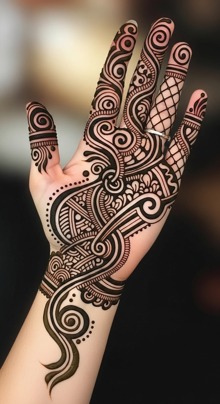 Abstract Fusion Swirls