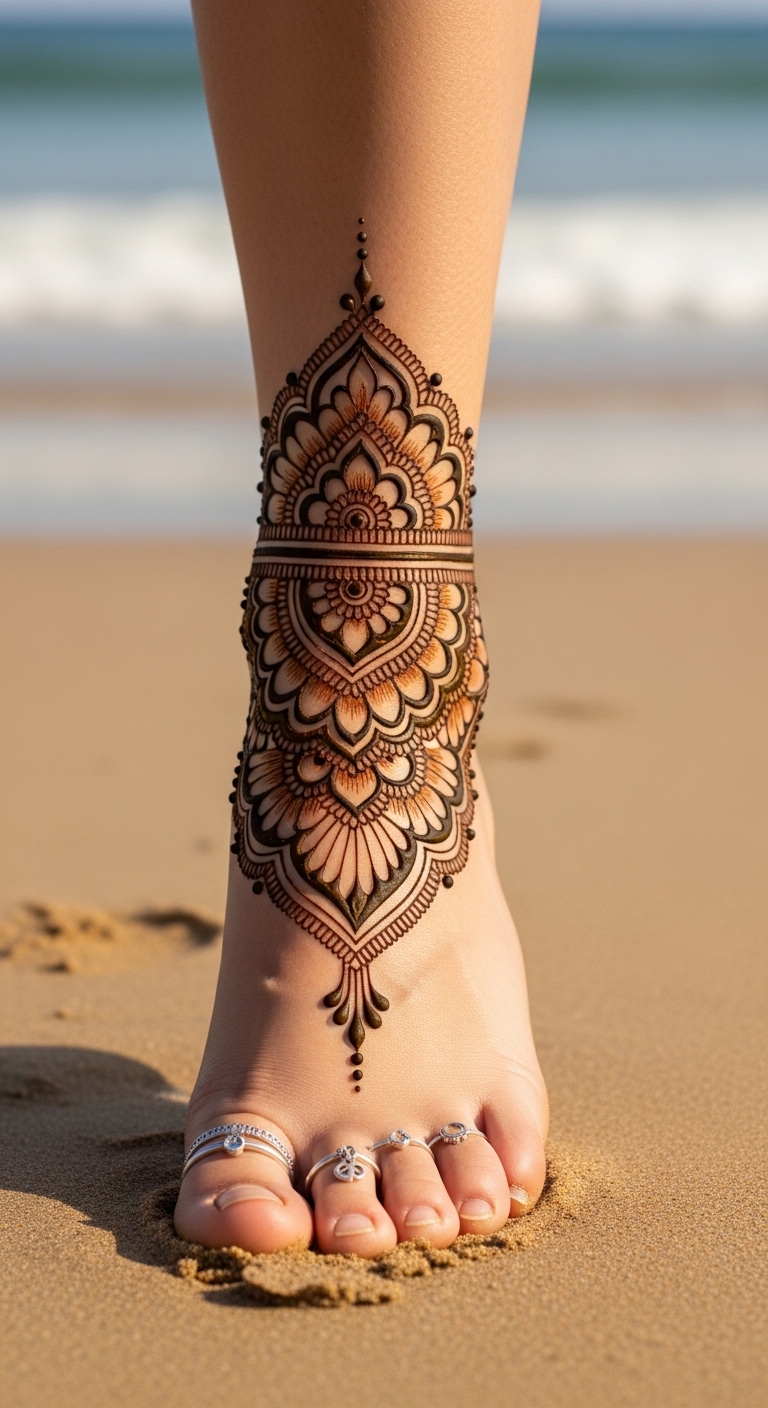 Ankle & Foot Mandala Art