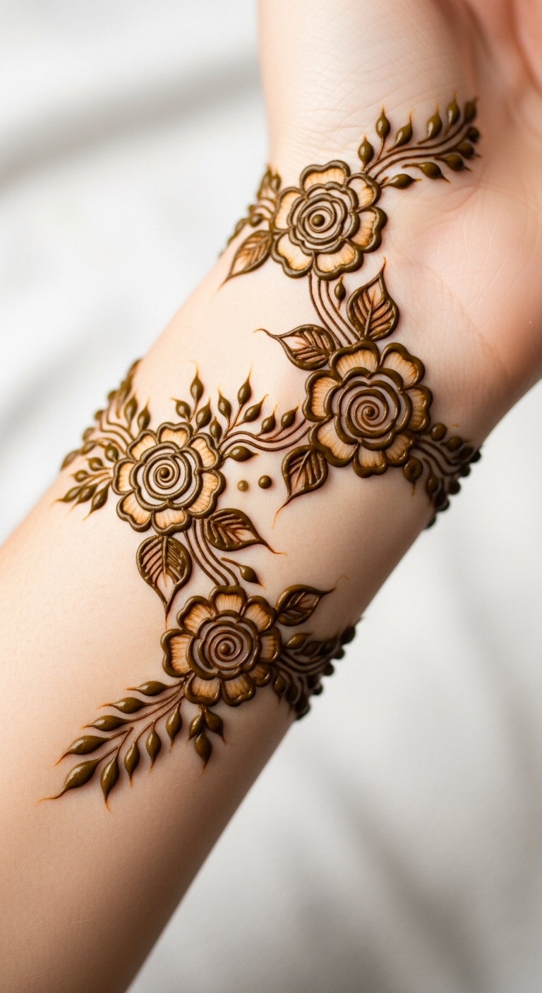 Boho Floral Wrist Garlands