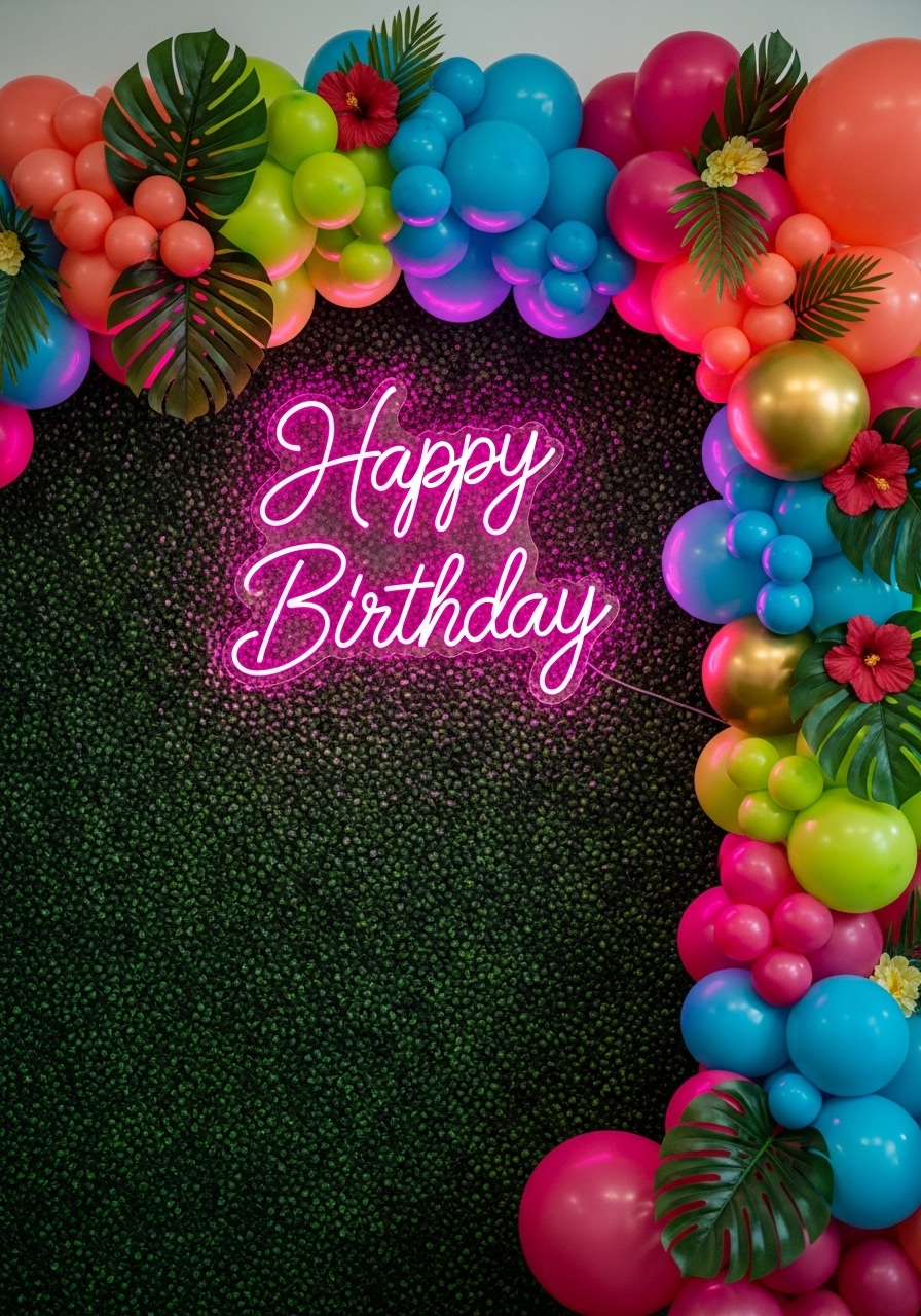 Custom Neon Sign Backdrops