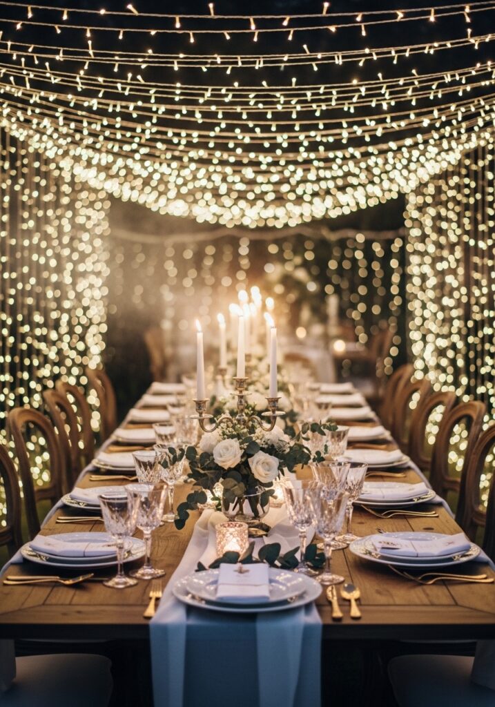 Enchanting Fairy Light Canopies