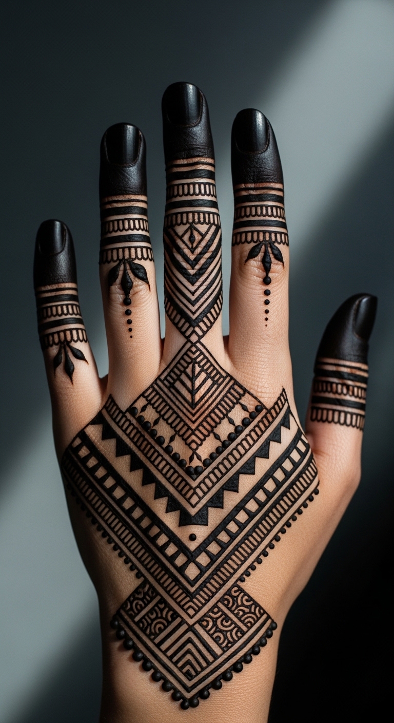 Finger Tip Dipped Modern Style