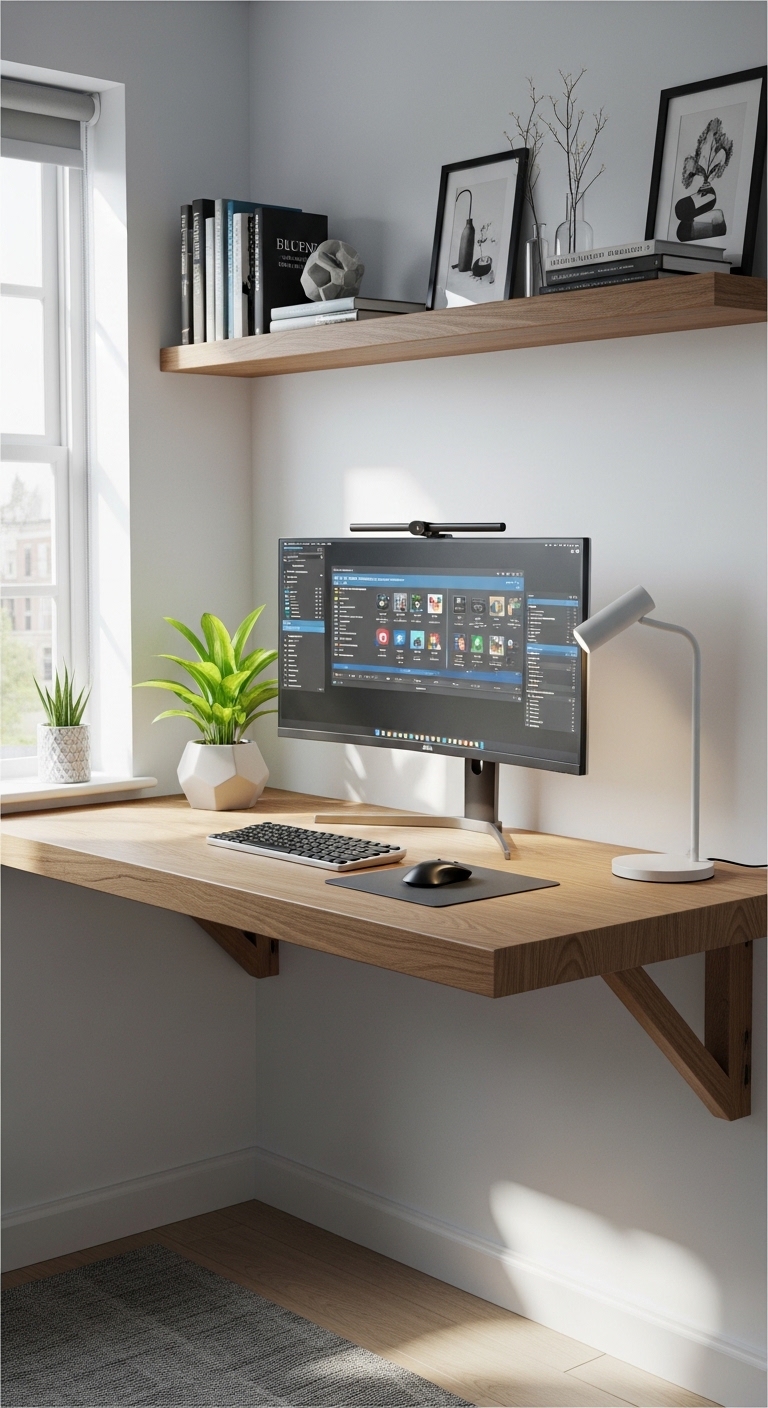 Floating Desks for Small Spaces