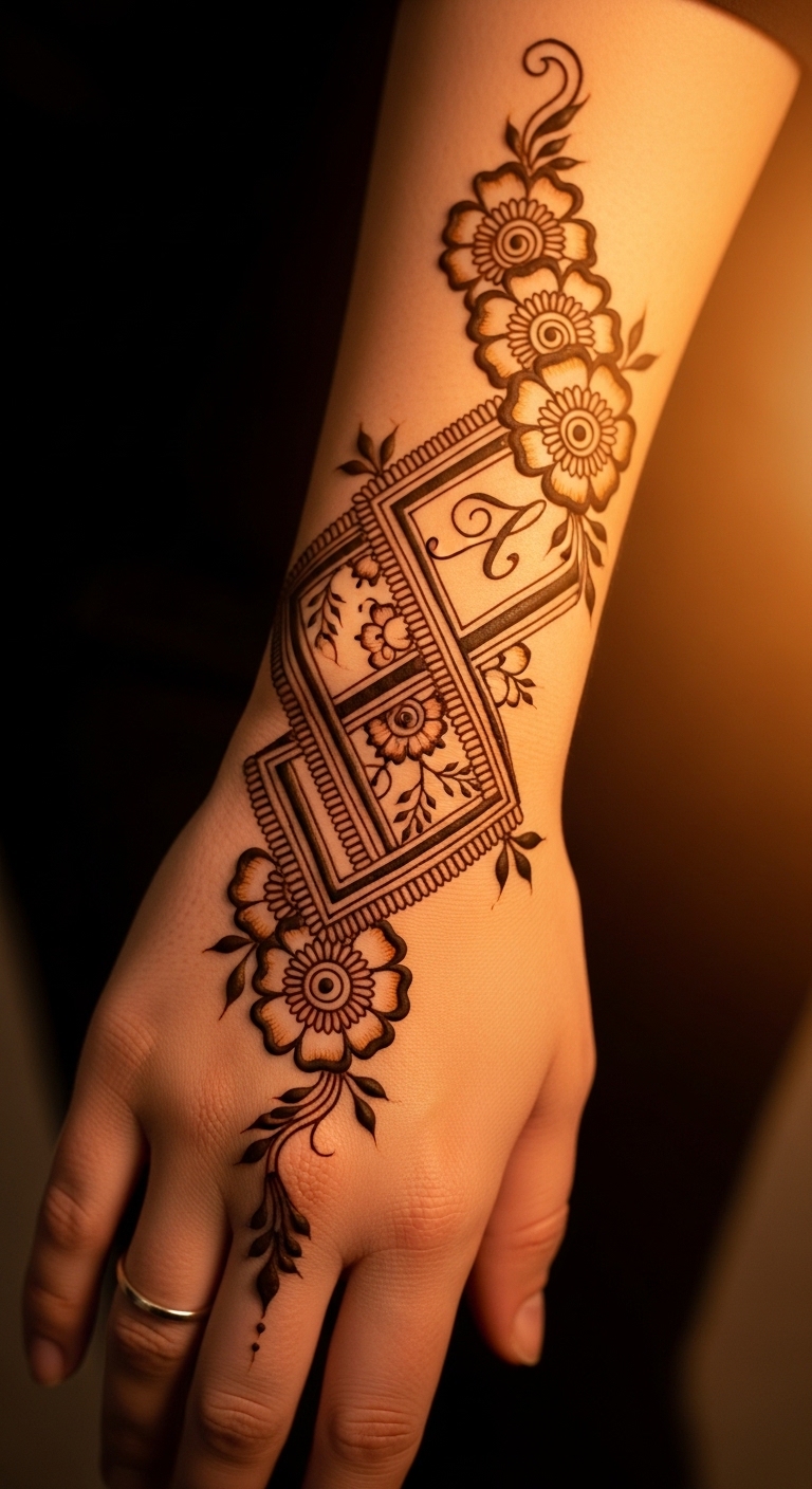 Hidden Initials Modern Art