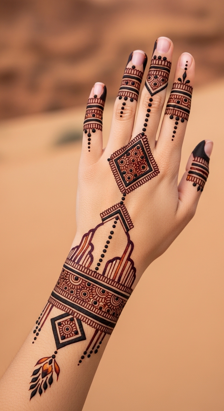 Moroccan Diamond Shapes