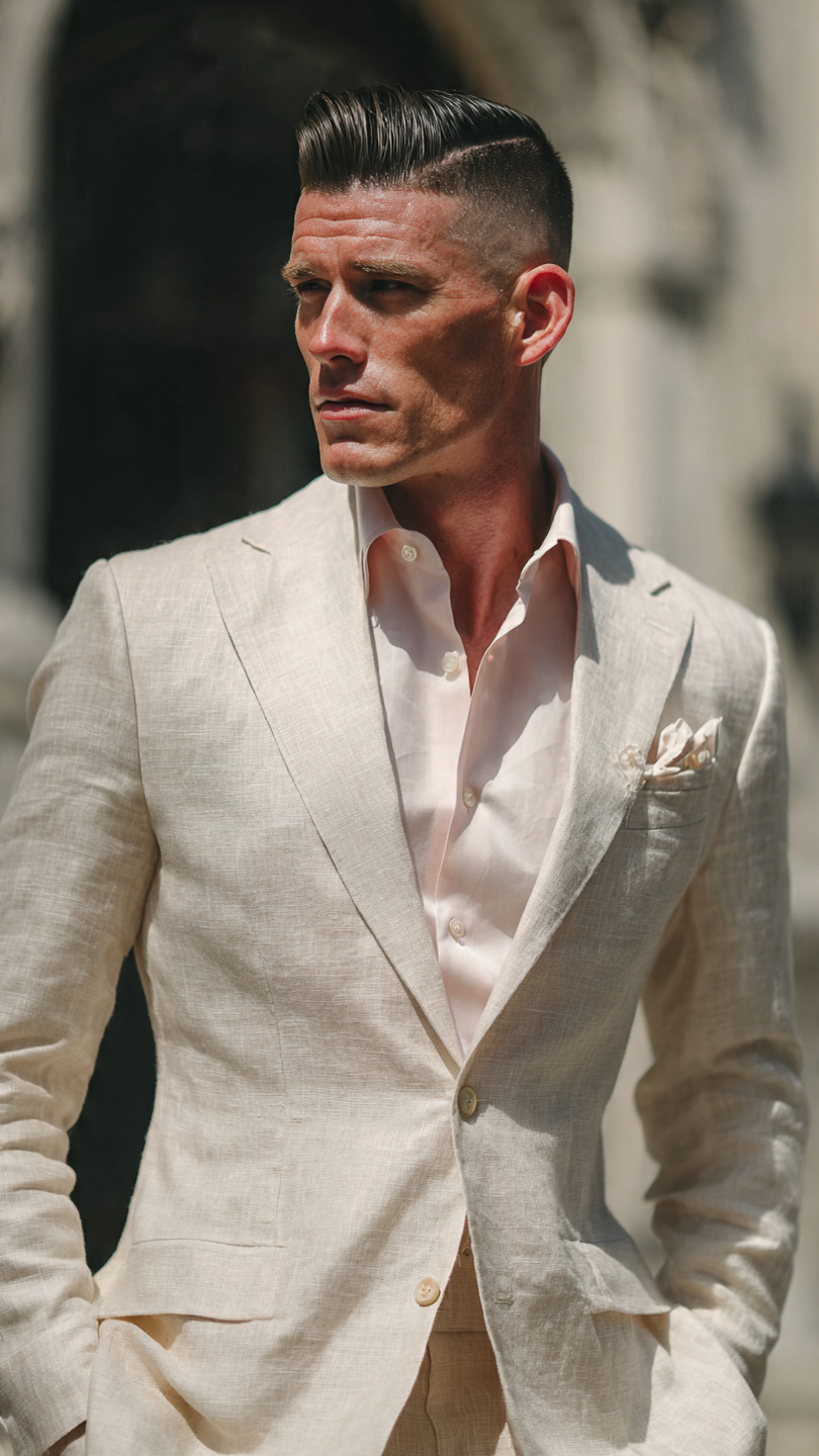 The Slicked Back Undercut