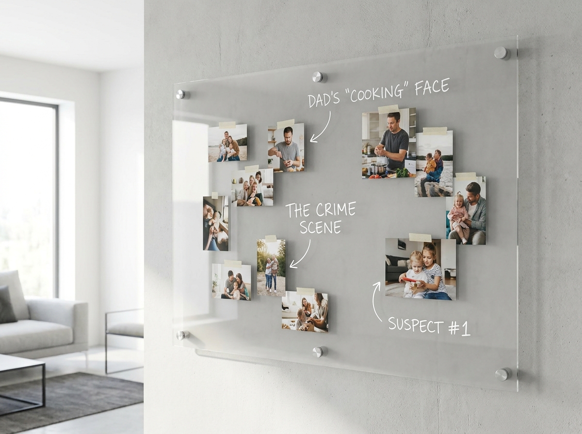 Acrylic board with photos captions 202605311515
