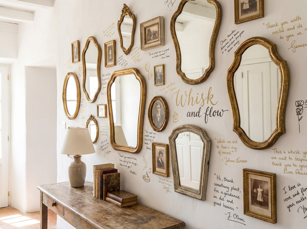 Hallway decorated with mirrors p… 202605311522