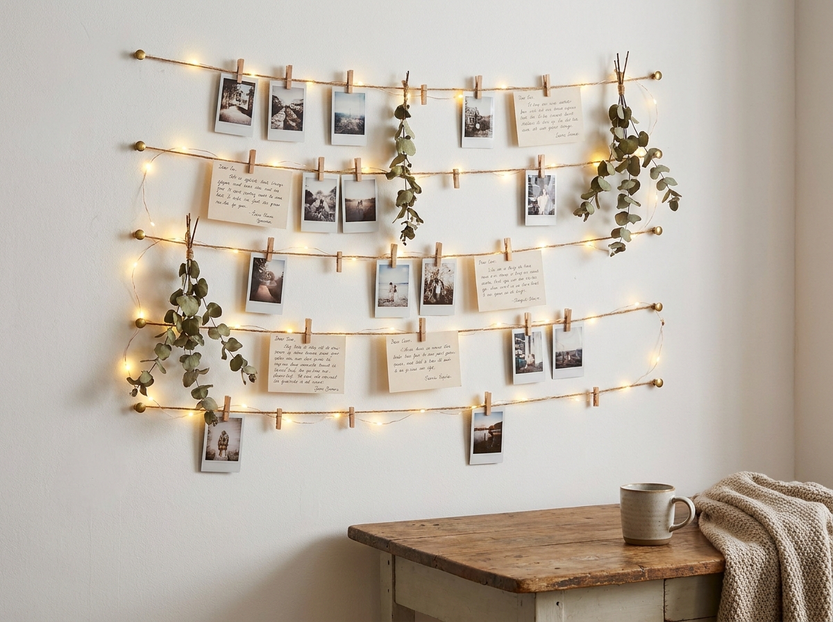 Memory wall with photos notes 202605311502